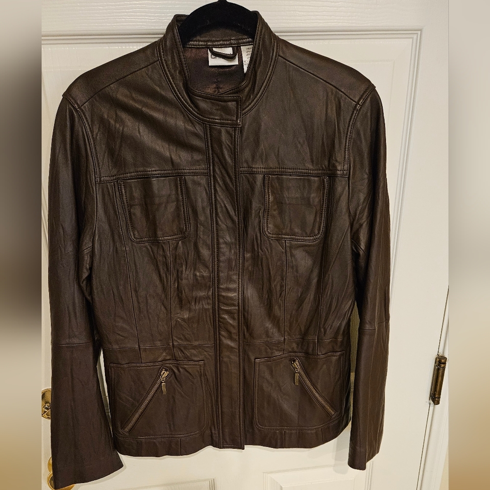 Chico Women Brown Leather Jacket